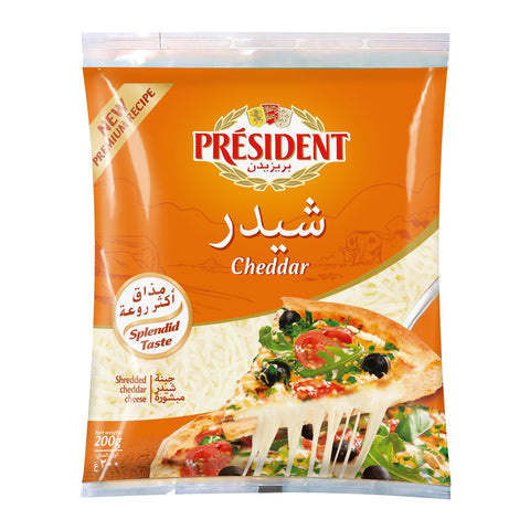 GETIT.QA- Qatar’s Best Online Shopping Website offers PRESIDENT SHREDDED CHEDDAR CHEESE 200 G at the lowest price in Qatar. Free Shipping & COD Available!