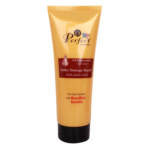 GETIT.QA- Qatar’s Best Online Shopping Website offers Perfect Oil Replacement Milky Damage Repair for Hair Treated with Brazilian Keratin 375 ml at the lowest price in Qatar. Free Shipping & COD Available!