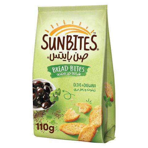 GETIT.QA- Qatar’s Best Online Shopping Website offers SUNBITES OLIVE & OREGANO BREAD BITES 110 G at the lowest price in Qatar. Free Shipping & COD Available!