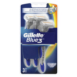 GETIT.QA- Qatar’s Best Online Shopping Website offers GILLETTE BLUE3 MENÂ€™S DISPOSABLE RAZORS 3 PCS at the lowest price in Qatar. Free Shipping & COD Available!