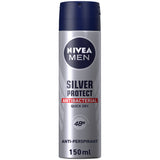 GETIT.QA- Qatar’s Best Online Shopping Website offers NIVEA MEN ANTIPERSPIRANT SPRAY FOR MEN SILVER PROTECT 150 ML at the lowest price in Qatar. Free Shipping & COD Available!