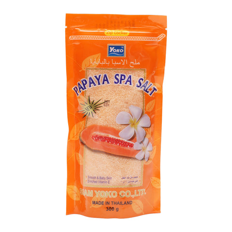 GETIT.QA- Qatar’s Best Online Shopping Website offers YOKO PAPAYA SPA SALT 300 G at the lowest price in Qatar. Free Shipping & COD Available!