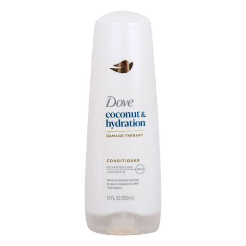 GETIT.QA- Qatar’s Best Online Shopping Website offers Dove Damage Therapy Conditioner Coconut & Hydration 355 ml at the lowest price in Qatar. Free Shipping & COD Available!