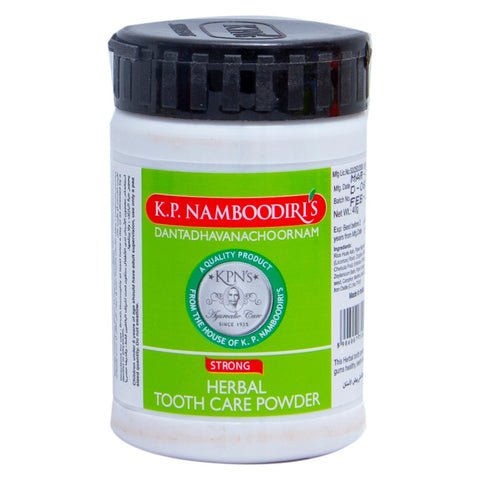 GETIT.QA- Qatar’s Best Online Shopping Website offers K.P NAMBOODIRI'S HERBAL TOOTH CARE POWDER 40 G at the lowest price in Qatar. Free Shipping & COD Available!