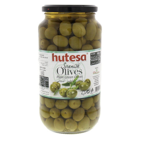 GETIT.QA- Qatar’s Best Online Shopping Website offers HUTESA SPANISH PLAIN GREEN OLIVES 550 G at the lowest price in Qatar. Free Shipping & COD Available!