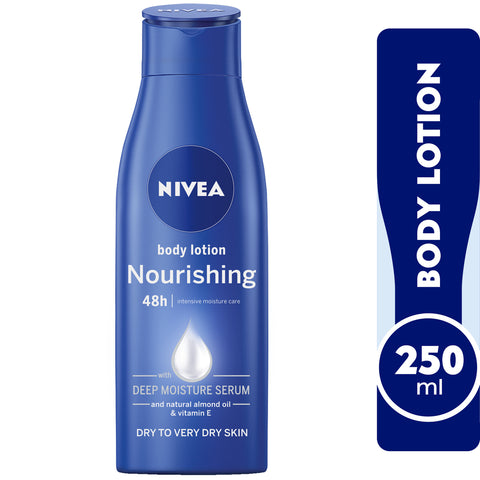 GETIT.QA- Qatar’s Best Online Shopping Website offers NIVEA BODY LOTION NOURISHING ALMOND OIL 250 ML at the lowest price in Qatar. Free Shipping & COD Available!