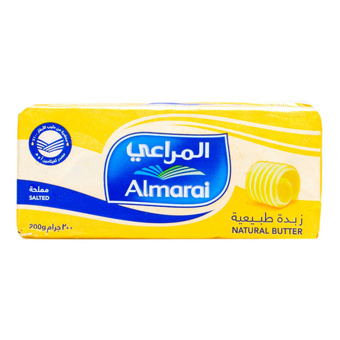 GETIT.QA- Qatar’s Best Online Shopping Website offers ALMARAI SALTED NATURAL BUTTER 200 G at the lowest price in Qatar. Free Shipping & COD Available!