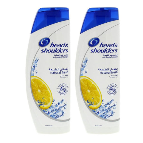 GETIT.QA- Qatar’s Best Online Shopping Website offers HEAD & SHOULDERS ANTI-DANDRUFF SHAMPOO NATURAL FRESH 400ML X 2PCS at the lowest price in Qatar. Free Shipping & COD Available!