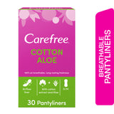 GETIT.QA- Qatar’s Best Online Shopping Website offers CAREFREE PANTY LINERS COTTON ALOE 30PCS at the lowest price in Qatar. Free Shipping & COD Available!