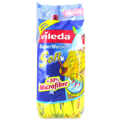 GETIT.QA- Qatar’s Best Online Shopping Website offers VILEDA SUPER MOP SOFT FLOOR CLEANING MOP REFILL 1PC at the lowest price in Qatar. Free Shipping & COD Available!