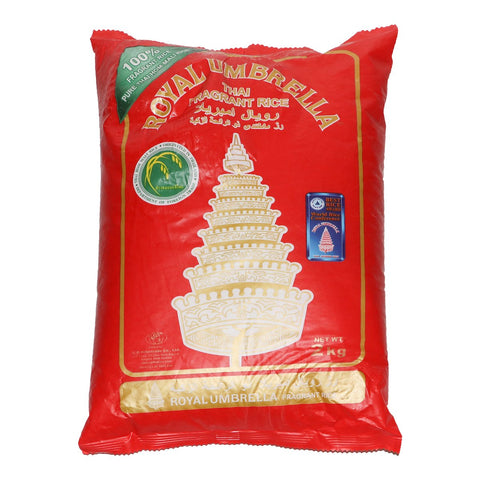 GETIT.QA- Qatar’s Best Online Shopping Website offers ROYAL UMBRELLA THAI FRAGRANT RICE 2 KG
 at the lowest price in Qatar. Free Shipping & COD Available!