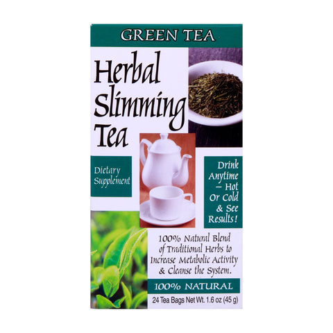 GETIT.QA- Qatar’s Best Online Shopping Website offers 21ST CENTURY HERBAL SLIMMING GREEN TEA TEABAGS 24PCS at the lowest price in Qatar. Free Shipping & COD Available!