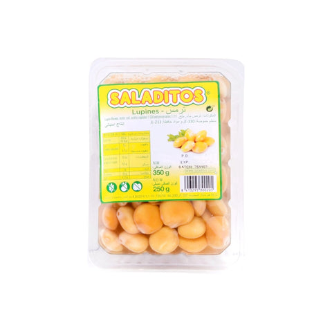 GETIT.QA- Qatar’s Best Online Shopping Website offers SALADITOS LUPINE BEANS 350G at the lowest price in Qatar. Free Shipping & COD Available!