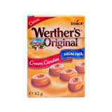 GETIT.QA- Qatar’s Best Online Shopping Website offers STORCK WERTHER'S ORIGINAL CREAM CANDY SUGAR FREE 42 G at the lowest price in Qatar. Free Shipping & COD Available!