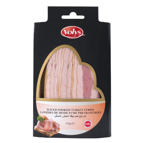 GETIT.QA- Qatar’s Best Online Shopping Website offers VOLYS SLICED SMOKED TURKEY STRIPS 150G at the lowest price in Qatar. Free Shipping & COD Available!