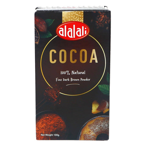 GETIT.QA- Qatar’s Best Online Shopping Website offers AL ALALI COCOA FINE DARK BROWN POWDER 100 G at the lowest price in Qatar. Free Shipping & COD Available!