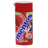 GETIT.QA- Qatar’s Best Online Shopping Website offers MENTOS SUGAR FREE CHEWING GUM RED FRUIT - LIME 24 G at the lowest price in Qatar. Free Shipping & COD Available!