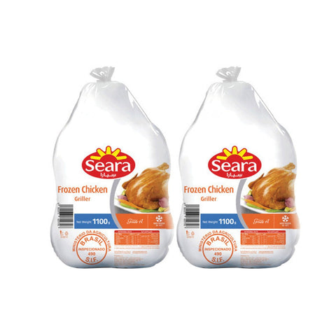 GETIT.QA- Qatar’s Best Online Shopping Website offers SEARA WHOLE CHICKEN 1.1KG 2S at the lowest price in Qatar. Free Shipping & COD Available!