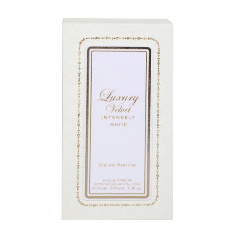 GETIT.QA- Qatar’s Best Online Shopping Website offers Sellion Luxury Velvet Intensely White Eau De Parfum for Women 100 ml at the lowest price in Qatar. Free Shipping & COD Available!