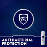 GETIT.QA- Qatar’s Best Online Shopping Website offers NIVEA MEN ANTI-BACTERIAL SHAVING GEL SILVER PROTECT 200 ML at the lowest price in Qatar. Free Shipping & COD Available!