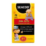 GETIT.QA- Qatar’s Best Online Shopping Website offers SEACOD KIDS ACTIVE OMEGA-3 60 PCS at the lowest price in Qatar. Free Shipping & COD Available!