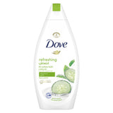 GETIT.QA- Qatar’s Best Online Shopping Website offers DOVE GO FRESH BODY WASH CUCUMBER AND GREEN TEA 500 ML at the lowest price in Qatar. Free Shipping & COD Available!