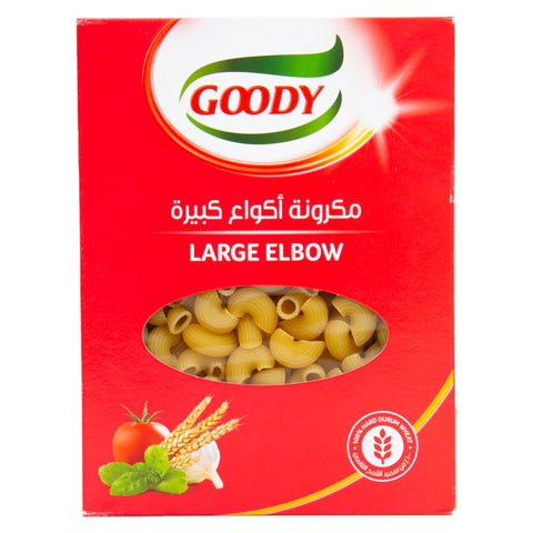 GETIT.QA- Qatar’s Best Online Shopping Website offers GOODY LARGE ELBOW MACARONI 500 G at the lowest price in Qatar. Free Shipping & COD Available!