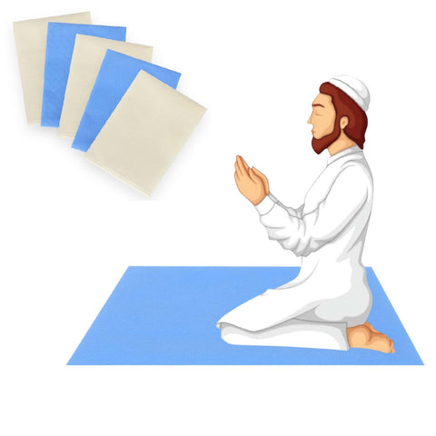 GETIT.QA- Qatar’s Best Online Shopping Website offers PROTECT PLUS DISPOSABLE PRAYER MAT DM15 5PCS (71 X 108CM) ASSORTED COLORS at the lowest price in Qatar. Free Shipping & COD Available!