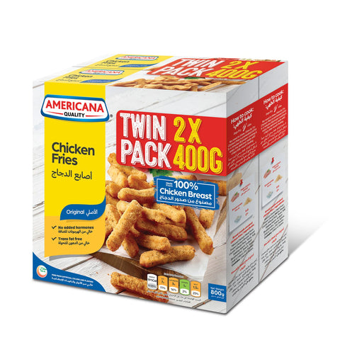 GETIT.QA- Qatar’s Best Online Shopping Website offers AMERICANA CHICKEN FRIES 2 X 400 G at the lowest price in Qatar. Free Shipping & COD Available!