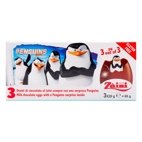 GETIT.QA- Qatar’s Best Online Shopping Website offers ZAINI EGGS CHOCOLATE PENGUINS 60 G at the lowest price in Qatar. Free Shipping & COD Available!