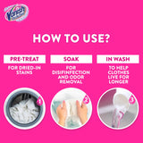 GETIT.QA- Qatar’s Best Online Shopping Website offers VANISH FABRIC STAIN REMOVER FOR WHITES 3 LITRES at the lowest price in Qatar. Free Shipping & COD Available!