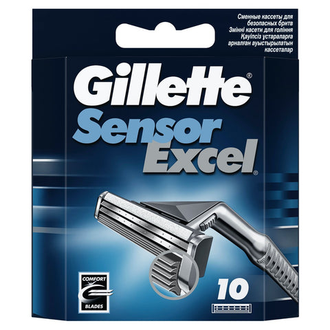 GETIT.QA- Qatar’s Best Online Shopping Website offers GILLETTE SENSOR EXCEL CARTRIDGE 10 PCS at the lowest price in Qatar. Free Shipping & COD Available!