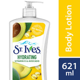 GETIT.QA- Qatar’s Best Online Shopping Website offers ST IVES HYDRATING BODY LOTION WITH VITAMIN E & AVOCADO 621 ML at the lowest price in Qatar. Free Shipping & COD Available!