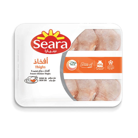 Seara Frozen Chicken Thigh Bone In Skin On 900 g - GETIT.QA
