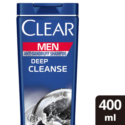 GETIT.QA- Qatar’s Best Online Shopping Website offers CLEAR MEN'S DEEP CLEANSE ANTI-DANDRUFF SHAMPOO-- 400 ML at the lowest price in Qatar. Free Shipping & COD Available!