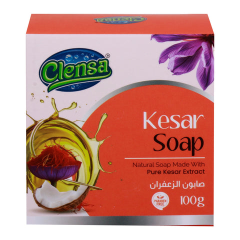 GETIT.QA- Qatar’s Best Online Shopping Website offers Clensa Kesar Bath Soap 100 g at the lowest price in Qatar. Free Shipping & COD Available!