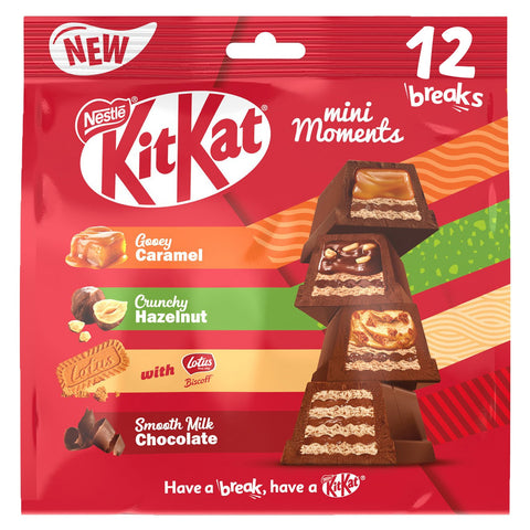GETIT.QA- Qatar’s Best Online Shopping Website offers NESTLE KITKAT MINI MOMENTS 12 PCS 201 G at the lowest price in Qatar. Free Shipping & COD Available!