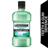 GETIT.QA- Qatar’s Best Online Shopping Website offers LISTERINE MOUTHWASH TEETH & GUM DEFENCE MILDER TASTE SOFT MINT 500 ML at the lowest price in Qatar. Free Shipping & COD Available!