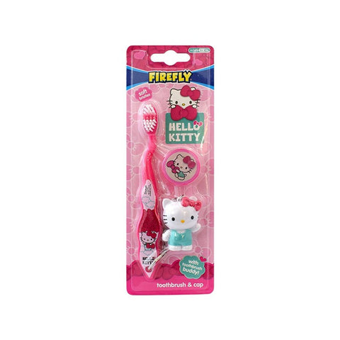 GETIT.QA- Qatar’s Best Online Shopping Website offers FIREFLY HELLO KITTY TOOTHBRUSH W/CAP & TOY 1 PC at the lowest price in Qatar. Free Shipping & COD Available!
