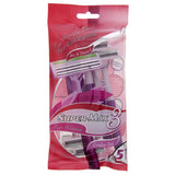 GETIT.QA- Qatar’s Best Online Shopping Website offers SUPERMAX3 FOR WOMEN COMFORT GRIP 3BLADE RAZOR 5 PCS at the lowest price in Qatar. Free Shipping & COD Available!