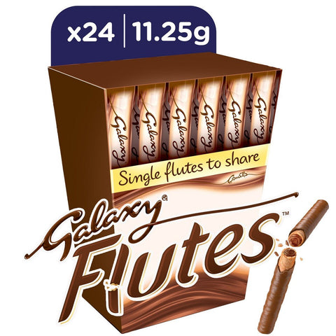 GETIT.QA- Qatar’s Best Online Shopping Website offers GALAXY FLUTES CHOCOLATE TWIN FINGERS 24 X 11.25 G at the lowest price in Qatar. Free Shipping & COD Available!