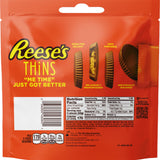 GETIT.QA- Qatar’s Best Online Shopping Website offers REESE'S THINS MILK CHOCOLATE & PEANUT BUTTER CUPS 208 G at the lowest price in Qatar. Free Shipping & COD Available!