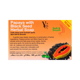 GETIT.QA- Qatar’s Best Online Shopping Website offers YC HERBAL SOAP PAPAYA WITH BLACK SEED 100G at the lowest price in Qatar. Free Shipping & COD Available!