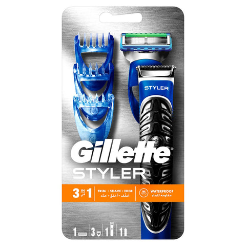 GETIT.QA- Qatar’s Best Online Shopping Website offers GILLETTE FUSION PROGLIDE POWER STYLER 3IN1 RAZOR 1 PC at the lowest price in Qatar. Free Shipping & COD Available!