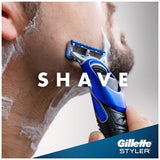 GETIT.QA- Qatar’s Best Online Shopping Website offers GILLETTE FUSION PROGLIDE POWER STYLER 3IN1 RAZOR 1 PC at the lowest price in Qatar. Free Shipping & COD Available!