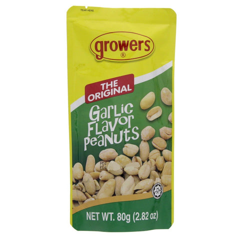 GETIT.QA- Qatar’s Best Online Shopping Website offers GROWERS THE ORIGINAL GARLIC FLAVOR PEANUTS 80 G at the lowest price in Qatar. Free Shipping & COD Available!