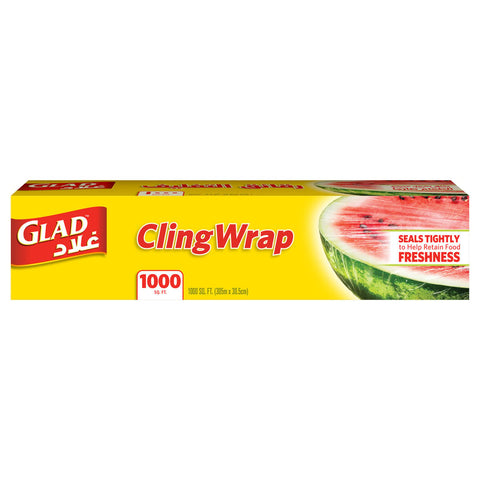 GETIT.QA- Qatar’s Best Online Shopping Website offers GLAD CLING WRAP CLEAR PLASTIC LOOP 1000 SQ. FT. SIZE 305M X 30.5CM 1PC at the lowest price in Qatar. Free Shipping & COD Available!