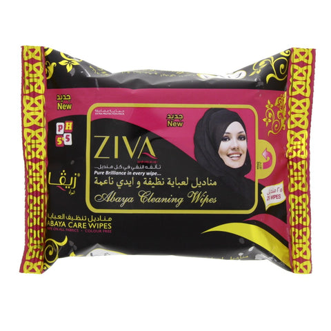 GETIT.QA- Qatar’s Best Online Shopping Website offers ZIVA ABAYA CARE WIPES 25S at the lowest price in Qatar. Free Shipping & COD Available!