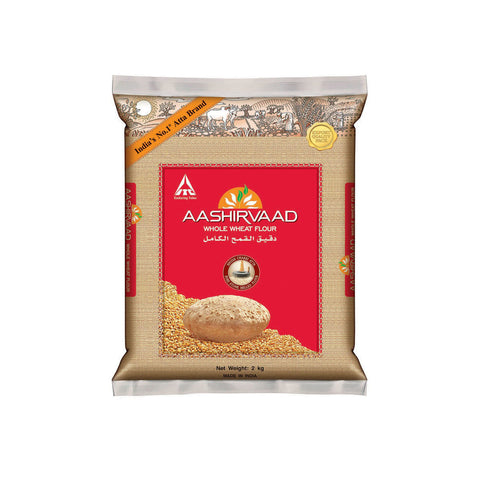 GETIT.QA- Qatar’s Best Online Shopping Website offers AASHIRVAAD WHOLE WHEAT FLOUR SHUDH CHAKKI ATTA 2KG at the lowest price in Qatar. Free Shipping & COD Available!
