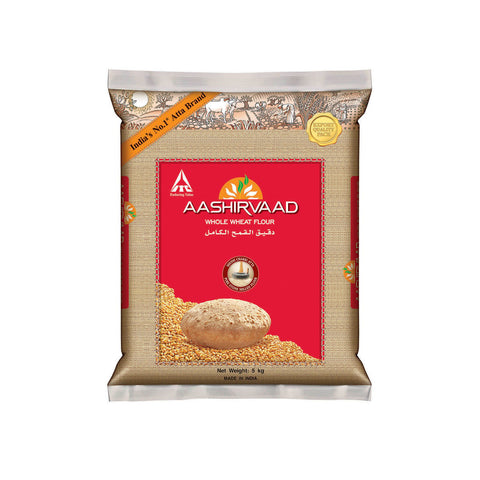 GETIT.QA- Qatar’s Best Online Shopping Website offers AASHIRVAAD WHOLE WHEAT FLOUR SHUDH CHAKKI ATTA 5KG at the lowest price in Qatar. Free Shipping & COD Available!